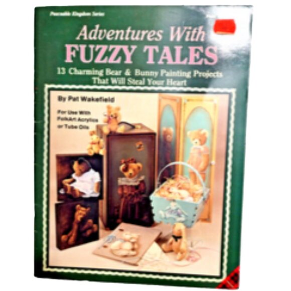 Charming Bear & Bunny 13 Painting Projects Adventures w/Fuzzy Tales Vint… - Picture 8 of 8